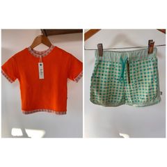 Scandi Funky Girls BaBa Kidswear 7-8yrs shorts & top