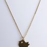 Gold over 925 Sterling Silver Bird Pendant Necklace 18" MIDAS ALTRO BIRD PENDANT NECKLACE 1,9g Image 2