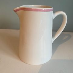 Large six inch tall jug or water pitcher