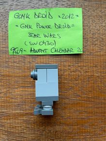 Lego minifigure Gray Gonk Droid sw0430 - 2012