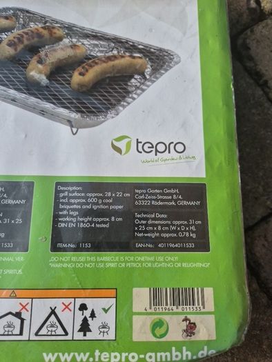 Disposable BBQ