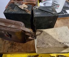 Antique cameras [brownie, futura, coronet]