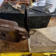 Antique cameras [brownie, futura, coronet]