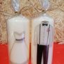 Brand new decorative wedding candle gift set mr&mrs Image 4