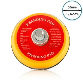 Glass Polish 12709 - 50mm ( 2") Dual Action Backing Pad 5/16"-24 - medium profile