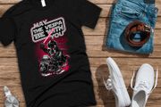May vespa be with you t shirt star wars t-shirt dart vader t-shirt