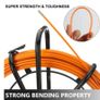BRAND NEW Fish Tapeglass Fiber Cable Puller Fiberglass Rodder with Head Fish Tape 4.5 MM X 70MTS Cable Image 3