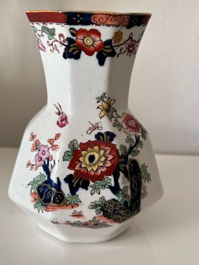 Mason patent ironstone china vase from 1861-91.