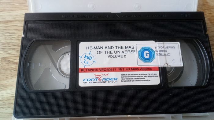 VHS He Man and The Masters Of The Universe Vol 2