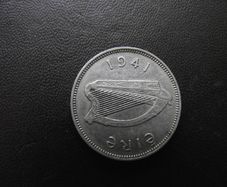 Irish Republic. Silver Shilling (1941) Nice condition!