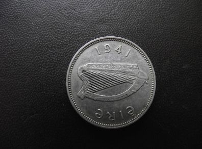 Irish Republic. Silver Shilling (1941) Nice condition!