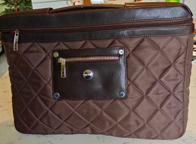 New Knomo London Leather Trim Laptop Bag