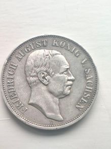 1914 Funf Mark Silver coin