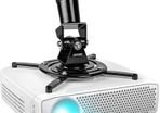 Projector Bracket Mount on Ceiling or Wall for Projection | 10kg Capacity | Universal | Heavy Duty | Fittings Included | Rotate 360