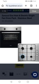 Zanussi gas hob