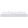 Wash Basin 120x46x11 cm Mineral Cast/Marble Cast White Image 2
