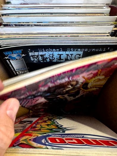 Image & Top Cow Long Comic Box w 320 comics for Sale