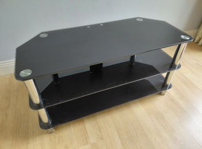 Glass TV stand