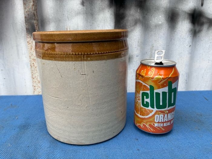 stoneware jar