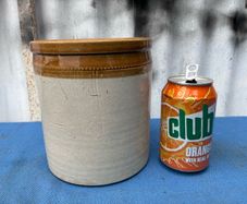 stoneware jar