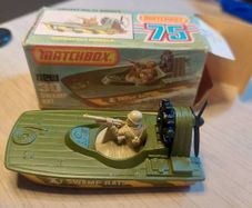 Matchbox 30 Swamp Rat Boat, Boxed, Original, Vintage, Rare