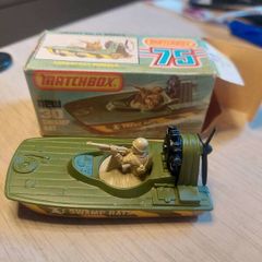Matchbox 30 Swamp Rat Boat, Boxed, Original, Vintage, Rare