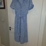 Ladies blue floral summer dress uk 8 Image 5