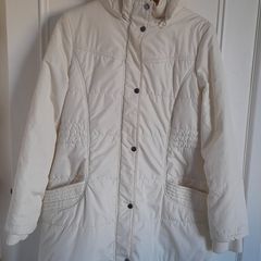 Winter white womens coat size 14