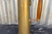 Antique Arts &amp; Crafts Solid Brass Copper Steamship Jug