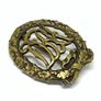 Antique German bronze DRA sports Badge Image 4