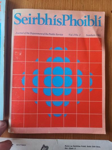 Seirbhis Phoibli. 3 X Journals Of The Department Of The Public Service.  1980-82 -85.