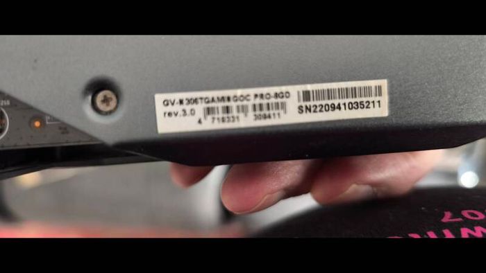 Gigabyte 3060ti 8gb