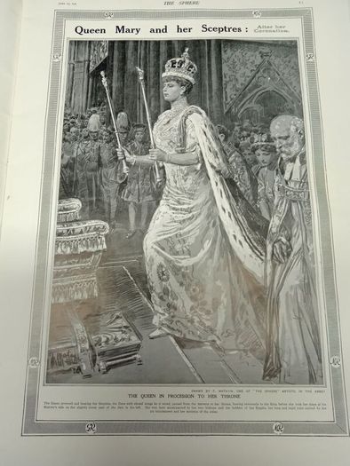 The Sphere / An Illustrated Newspaper of  the coronation of King George V of the United Kingdom( June 27th  1911 )