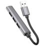 Hoco HB26 Aluminum Alloy 4 in 1 USB to USB3.0 + USB2.0.3 Adaptor Image 3