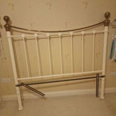 Metal headboard for king-size bed