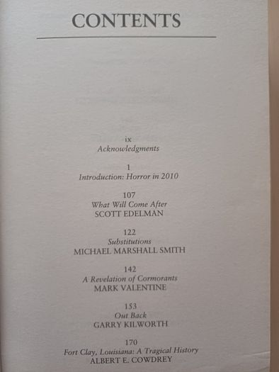 The Mammoth Book of Best New Horror Omnibus (Short Stories Paperback 2011)