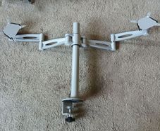TV Monitor Dual Desk Stand.