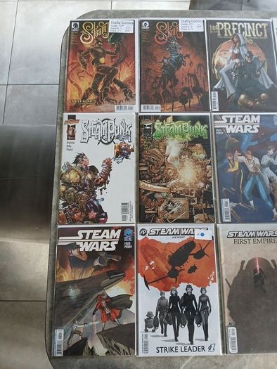 Steampunk comics bundle/joblot 18 issues. Freepost