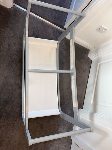 Snuzpod 3 Bedside Crib Grey and Mattress and Accessories