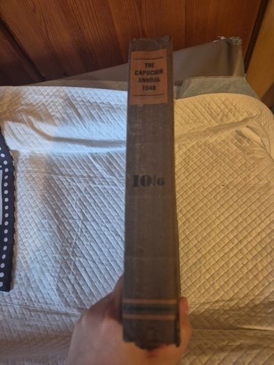 Vintage 1948 The Capuchin Annual