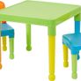 Toys Childrens Multi-Coloured Table 2 Chairs Set, Multicoloured, 51x51x43.5 cm Image 2