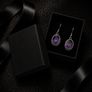 Vintage 925 Sterling Silver & Mystic Topaz Ornate Earrings Image 2