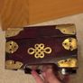 Vintage Chinese brass mounted rosewood jewellery box Image 9