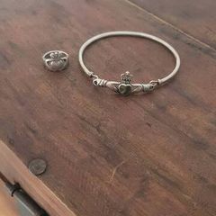 claddagh bangle and ring