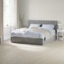 King bed frame plus mattress Image 3