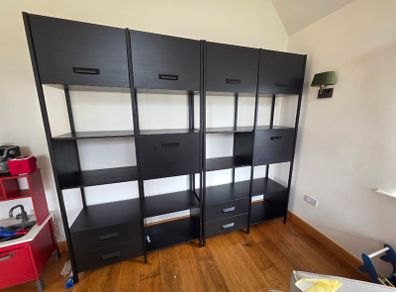 Bookcase  X2 black