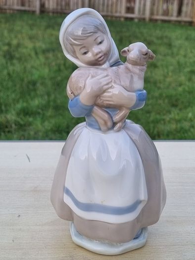 Nao by Lladro"Lamb in Arms" Porcelain Figurine