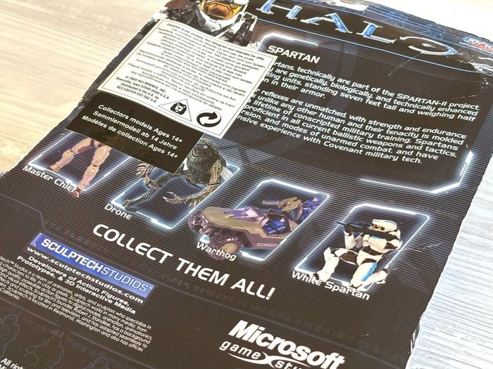 Halo 2 Spartan in White from Joyride Studios - Official Microsoft / Bungie - RARE