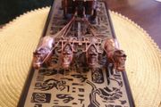 Ancient Chinese Qin Copper Bronze Chariot And Horses Model 1 Of Emperor Qin Shi Huang Gift