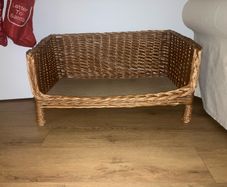 Wicker Basket Dog Bed